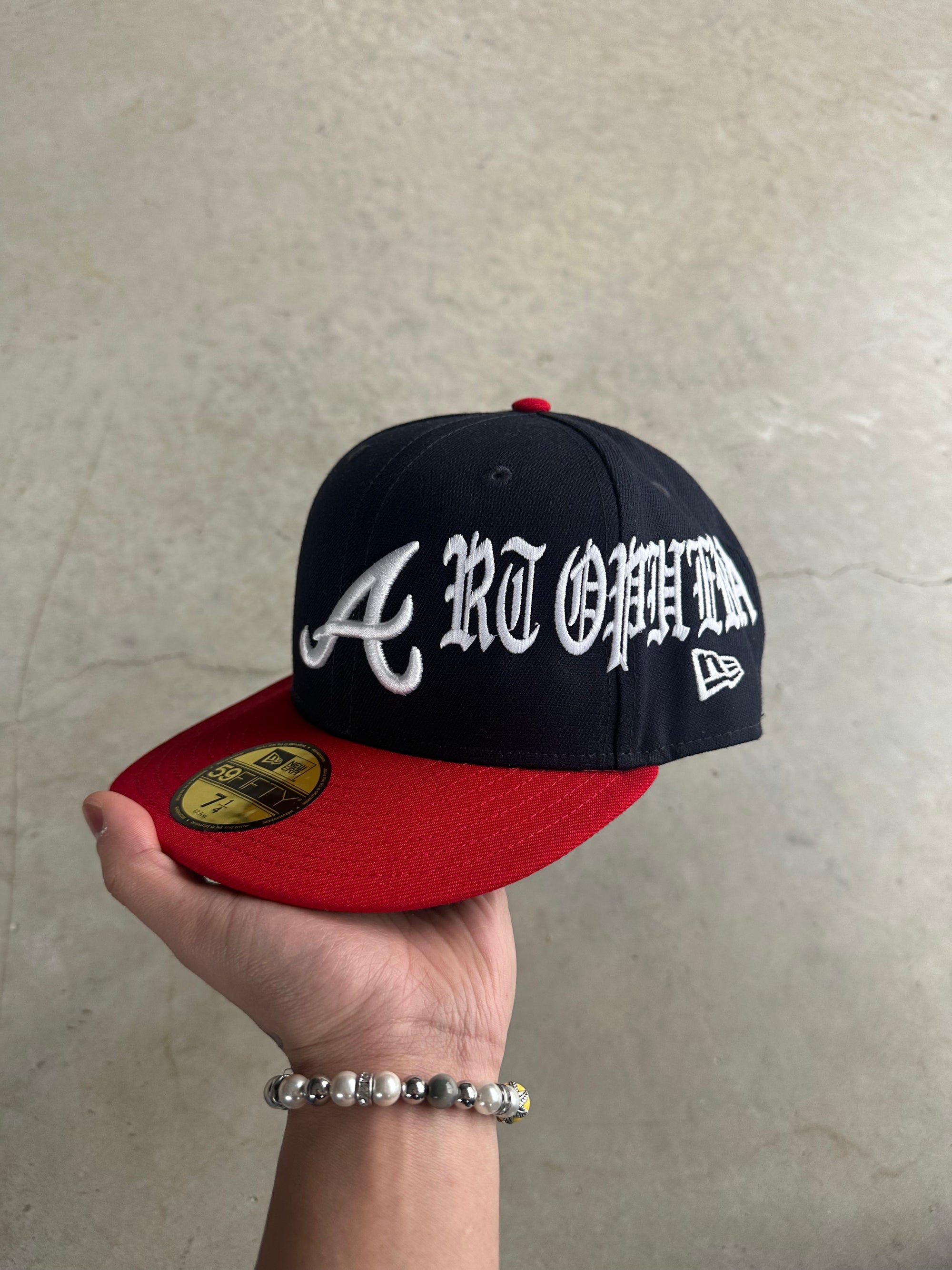 ATL navy/red New Era 59Fifty hat