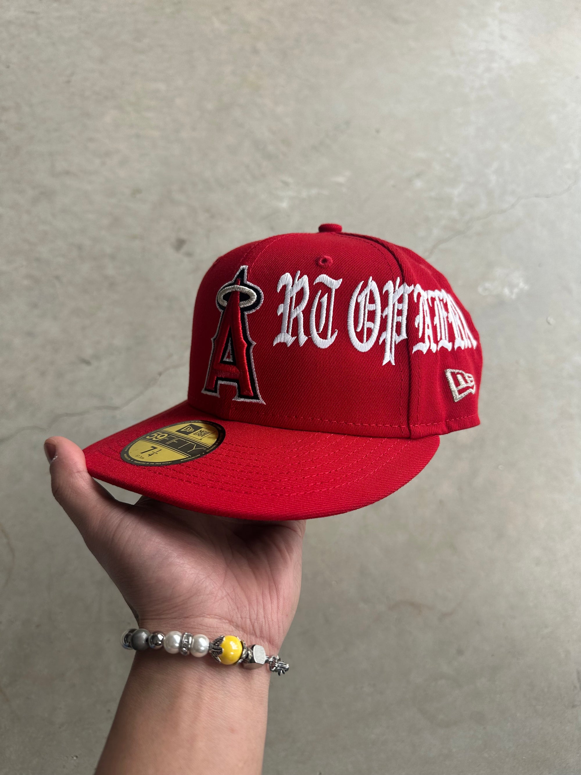 Iconic red New Era 59Fifty hat